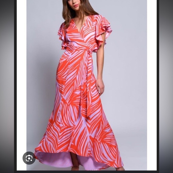 Hutch Midi Wrap Dress - Picture 1 of 5